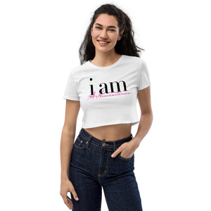 I AM A Humanitarian - Organic Crop Top