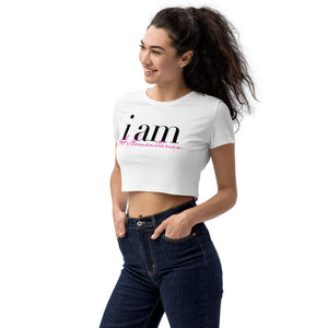 I AM A Humanitarian - Organic Crop Top