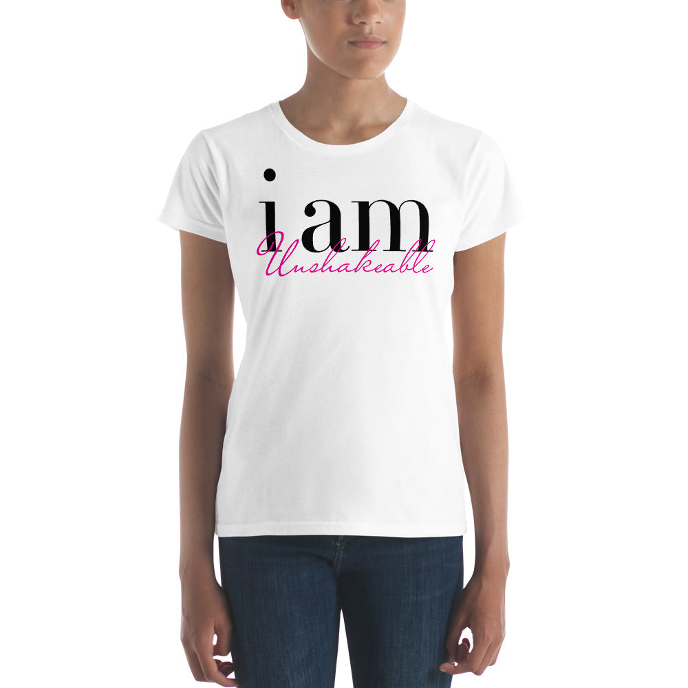 I AM UNSHAKEABLE - Fashion Fit T-Shirt