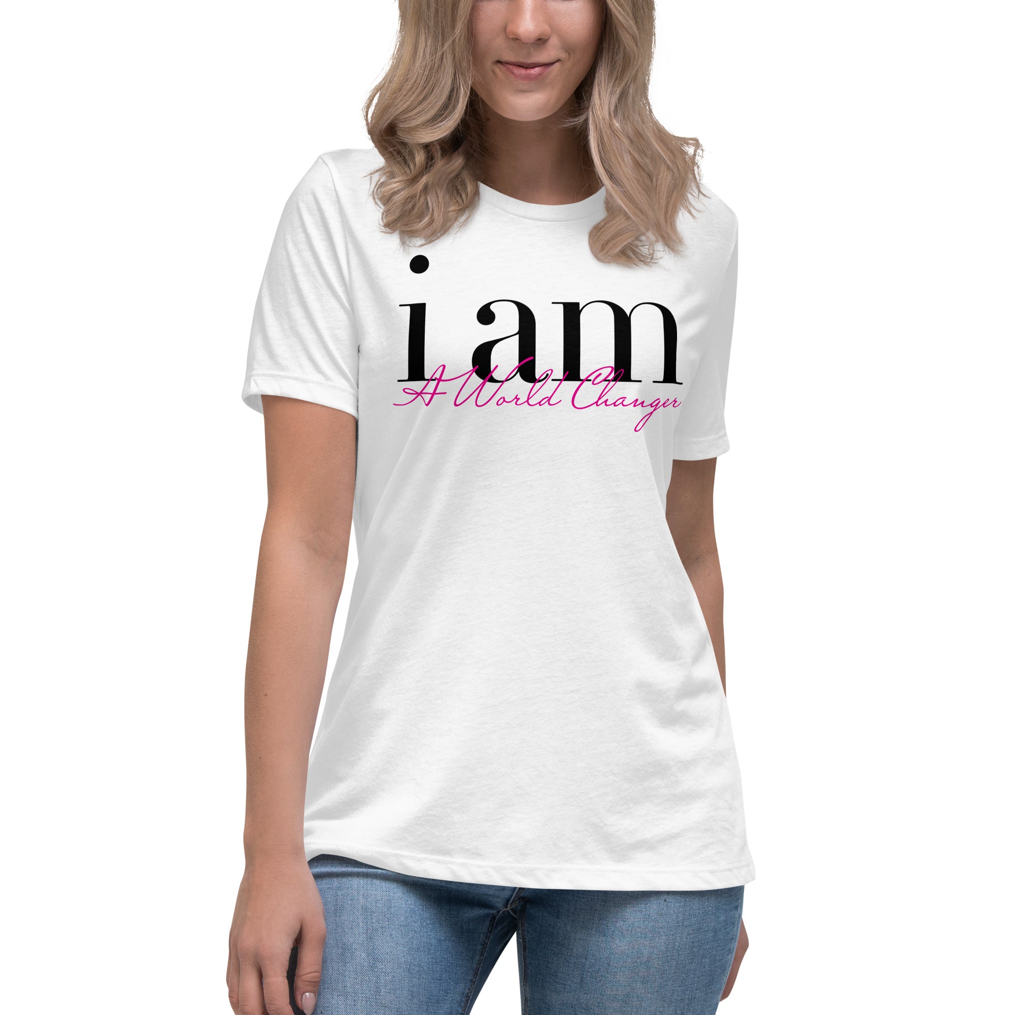 I AM A WORLD CHANGER - Relaxed T-Shirt